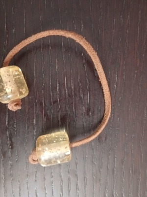 Worry beads new with two translucent beads