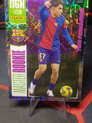 Panini Megacracks La Liga 2025/26 Toni Fernández Master Rookie card like new