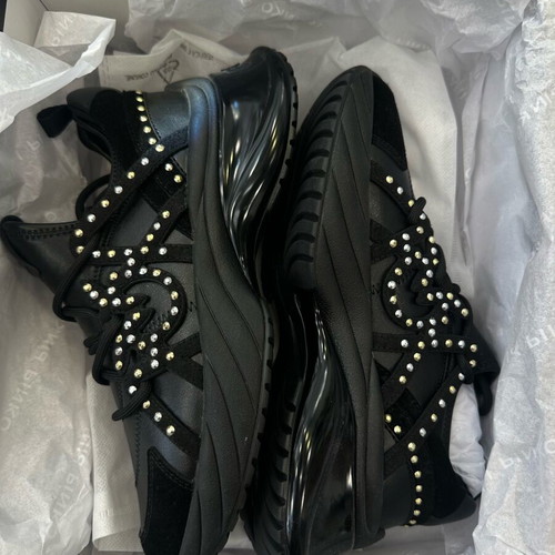 Pinko Ariel 28 sneakers new, black size 36 with rhinestone details