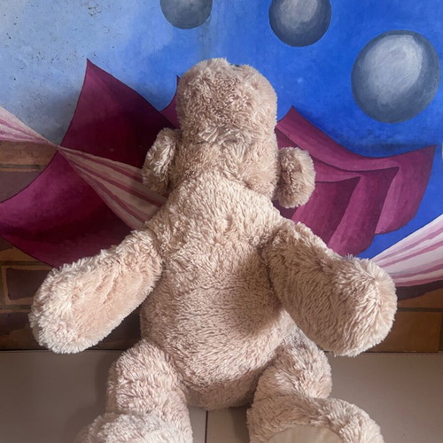 Big Floppy Plush Puppy dog like new, beige