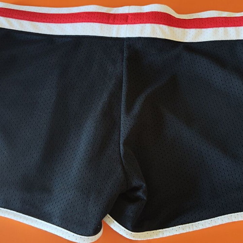 Nike vintage running mesh shorts used, navy blue and red, size M