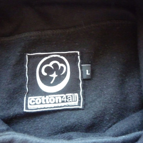 Cotton4all men's sweatshirt M/L like new, black
