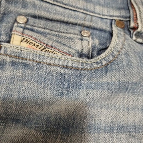 Diesel slim jeans blue like new with slight flare
