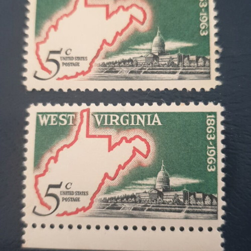 1963 5c USA stamps MNH set of 2