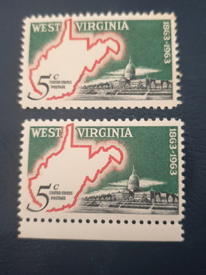 1963 5c USA stamps MNH set of 2