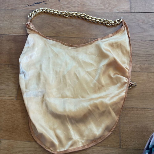 Bustier black, gold or platinum and beige shorts used, size S