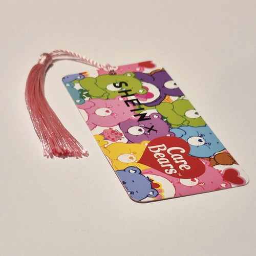 Care Bears Cardboard Bookmark with Tassel new