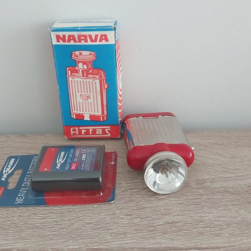 Artas vintage flashlight new, 1970s