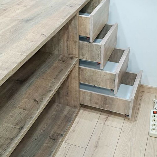 Store Furniture used, custom handmade wood oak finish