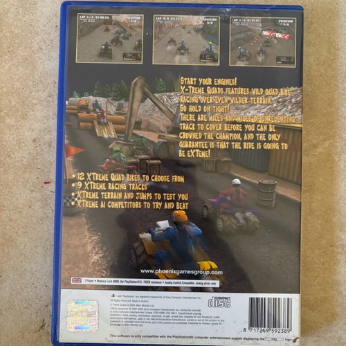X-Treme Quads PlayStation 2 used English complete