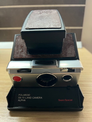 Polaroid SX-70 Alpha camera used, Sears Special