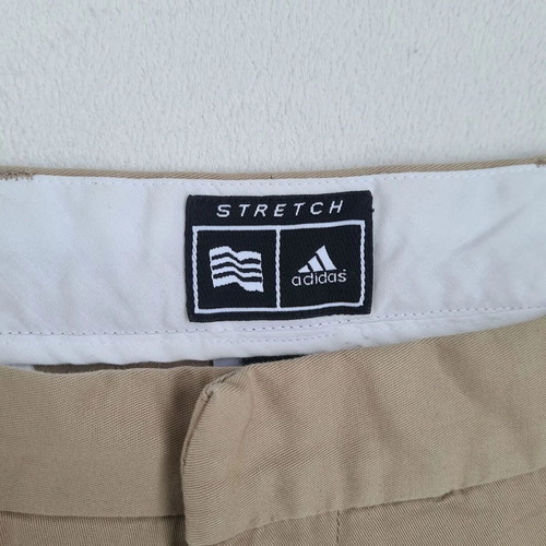 Adidas men's vintage chino pants size W38 L32 cotton stretch like new beige