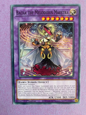 Bacha the Melodious Maestra Yu-Gi-Oh card like new