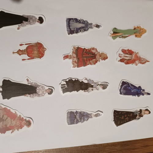 Scrapbooking new with fashion theme and beautiful dresses