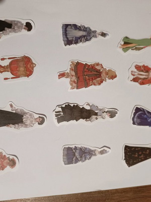 Scrapbooking new with fashion theme and beautiful dresses
