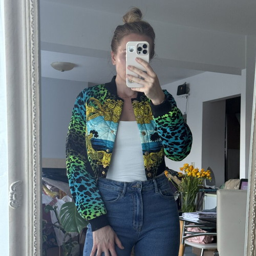 Versace H&M bomber jacket limited edition size 36 S-M like new