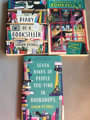 Set of 3 Shaun Bythell books in English like new