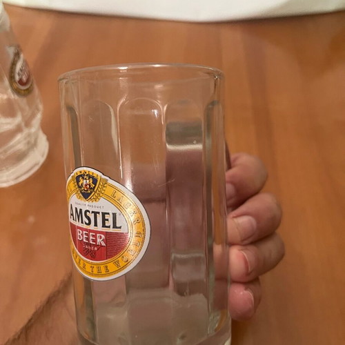 Amstel Beer Glass 250 ml used