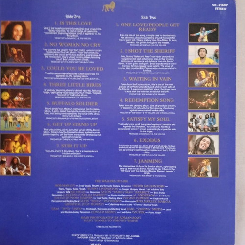 Vinyl Legend The Best Of Bob Marley And The Wailers like new