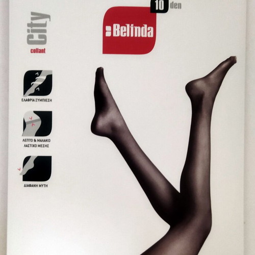 Belinda 10 den tights new, pack of 3 caramel