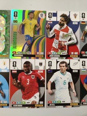 Panini FIFA World Cup 2026 card set, 8 pieces
