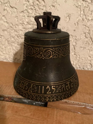 Bronze bell USSR used, 10 cm, very good sound