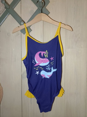 Lupilu No104 one-piece swimsuit like new, blue, age 4