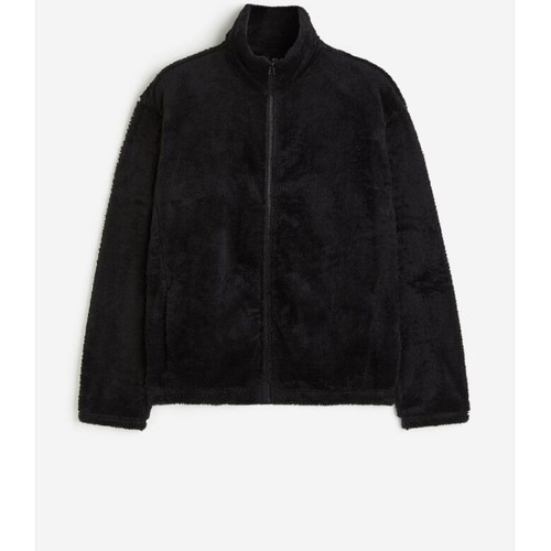 H&M Shearling Jacket new, black, size M