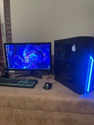 Gaming PC set up 2023 σαν καινούργιο με οθόνη LG και αξεσουάρ Razer