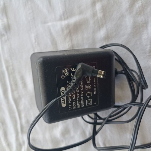 Transformer 12 V 1200 mA used, working condition