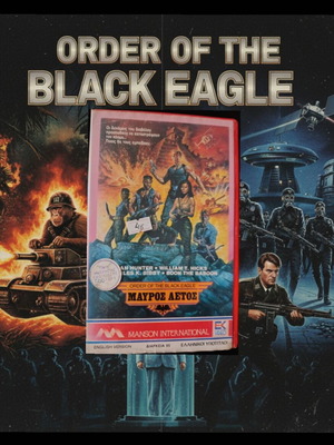 Order of the Black Eagle VHS like new, cult 1987 movie