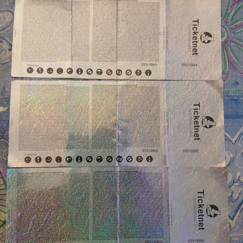 Final Four Euroleague 2010 Olympiakos Tickets used, complete set