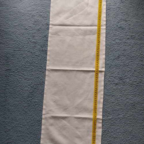 Fabric set for embroidery used, 2 pieces white aida cloth