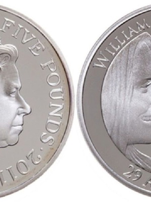 5 Pounds Elizabeth II Royal Wedding 2011 Silver Proof new