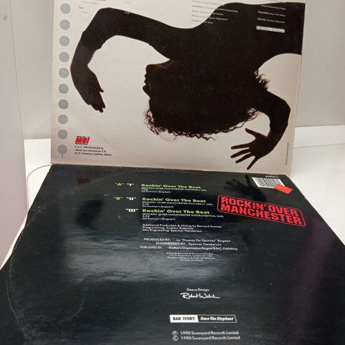 Technotronic 2XLP Pump Up The Jam & Rockin' Over Manchester like new