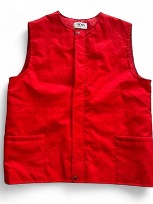 Hugo Boss Men’s Gilet Vest Size 56 Red Like New