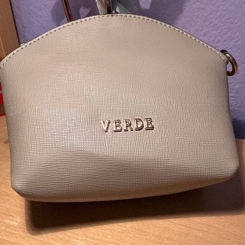 Verde crossbody bag gray and beige new