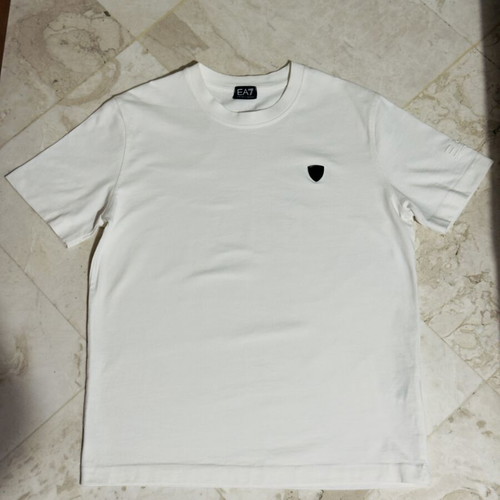 Emporio Armani EA7 white T-shirt, medium size