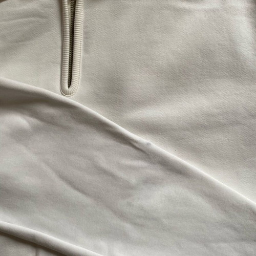 Zara white zip fleece size M like new with small stain