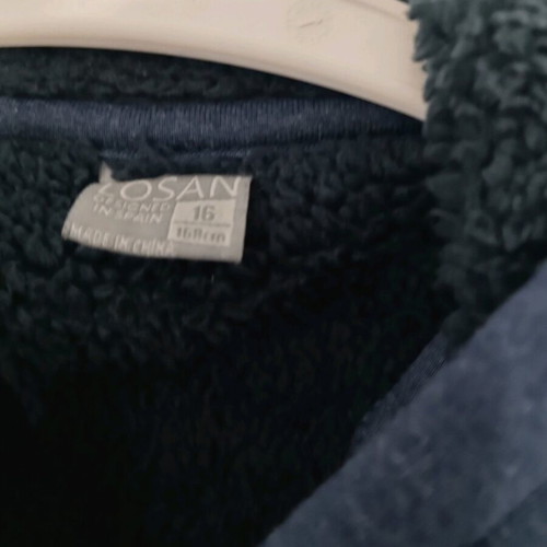 Losan sweatshirt jacket new, deep blue, size 16