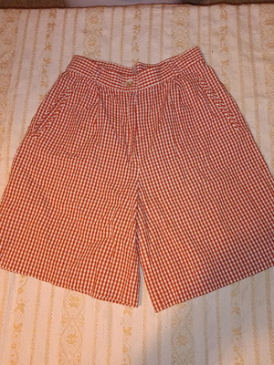 Καρό βερμούδα vintage μεταχειρισμένη, made in Germany