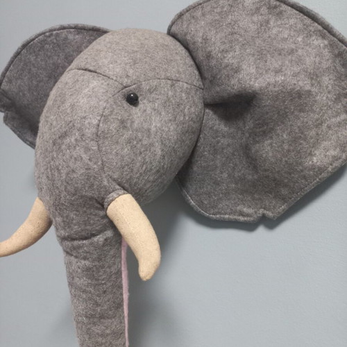 Elephant wall decoration like new, ideal for children's room