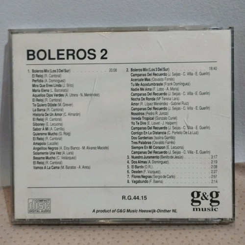 Boleros 2 CD used, Latin