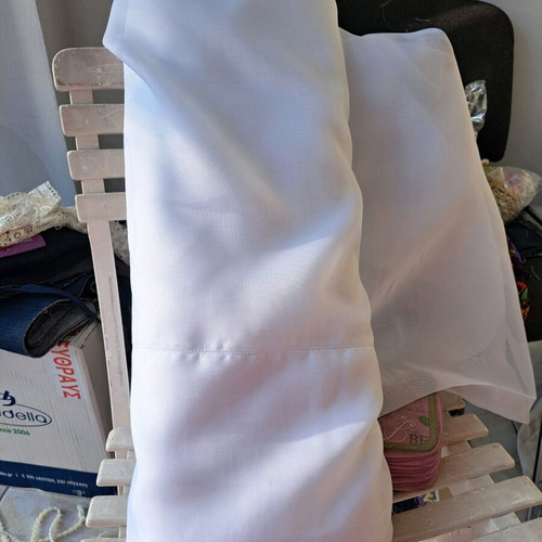 Curtain fabric new 15 meters, 2.4m height, double from Germany