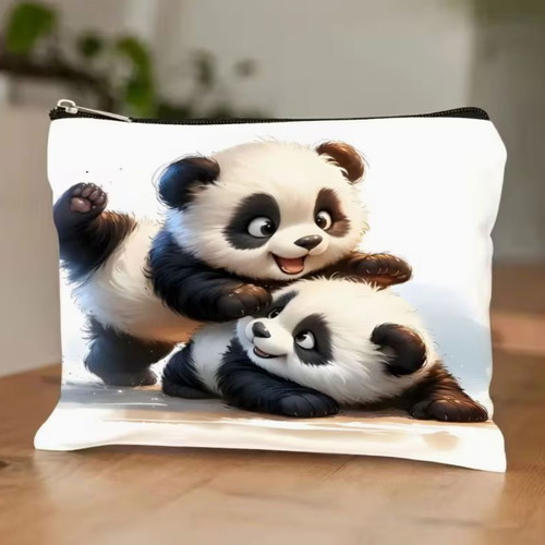 Panda toiletry bag new with two panda design