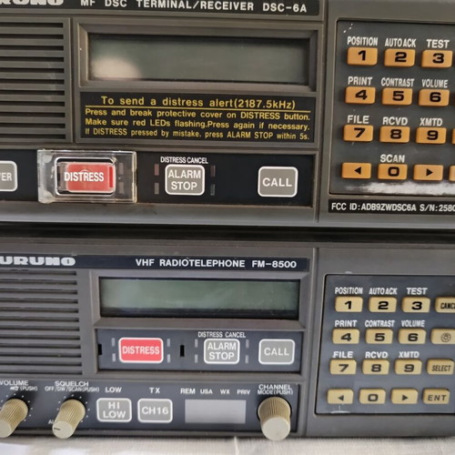 FURUNO FM 8500-DSC 6A VHF Radiotelephone used for repair or parts