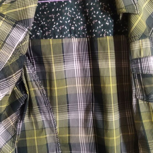 Cecil Checked Shirt Size S Like New, Green Yellow