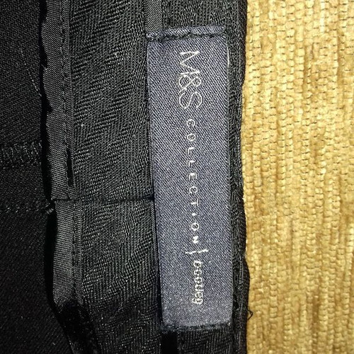 M&S pants black like new, size M