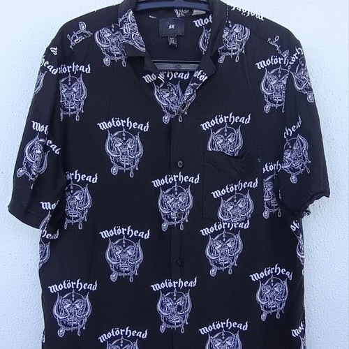 Motörhead shirt used, H&M, black and white, size L, slim fit