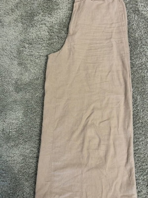 Linen zip culotte Mango beige, like new, size XS